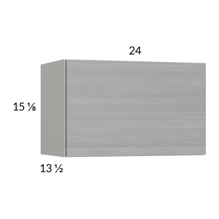 RTA Euro Grey 24" x 15-1/8" Flip Up Door Wall Cabinet