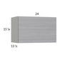 RTA Euro Grey 24" x 15-1/8" Flip Up Door Wall Cabinet with 2 Finished End Panels
