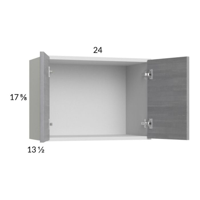 RTA Euro Grey 24" x 17-5/8" Wall Cabinet