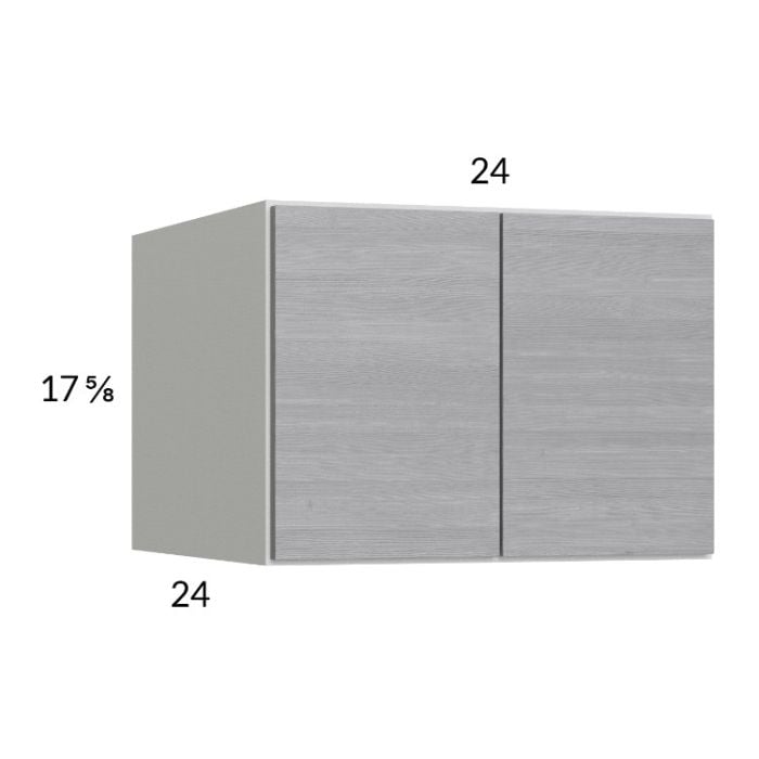 RTA Euro Grey 24" x 17-5/8" x 24" Wall Cabinet
