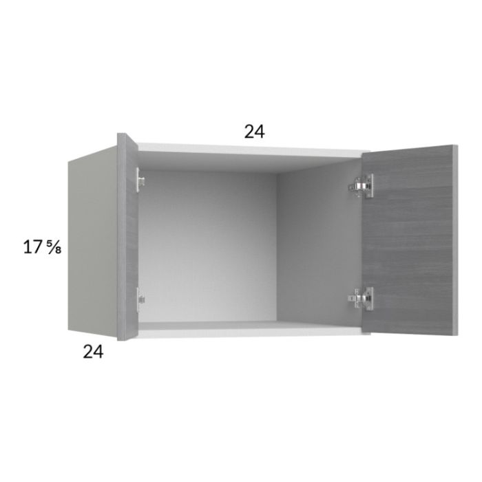 RTA Euro Grey 24" x 17-5/8" x 24" Wall Cabinet