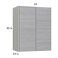 RTA Euro Grey 24" x 30-1/4" Wall Cabinet