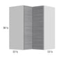 RTA Euro Grey 24" x 30-1/4" Wall Easy Reach Cabinet with 1 Finished End Panel