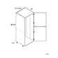 RTA Euro Grey 24" x 71-1/4" Open Utility Cabinet with 1 Door and 1 Finished End Panel