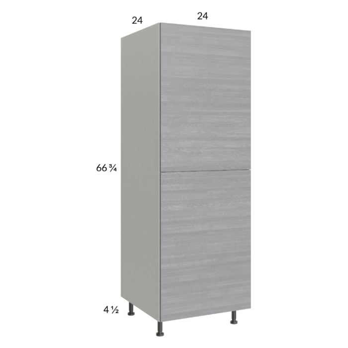 RTA Euro Grey 24" x 71-1/4" Utility Cabinet with 1 Door