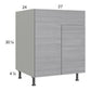 RTA Euro Grey 27" Sink Base Cabinet