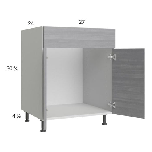 RTA Euro Grey 27" Sink Base Cabinet