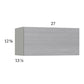 RTA Euro Grey 27" x 12-5/8" Flip Up Door Wall Cabinet with 2 Finished End Panels