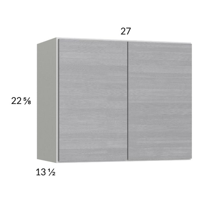RTA Euro Grey 27" x 22-5/8" Wall Cabinet