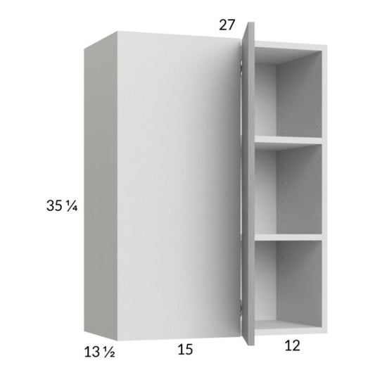 RTA Euro Grey 27" x 35-1/4" Blind Corner Wall Cabinet