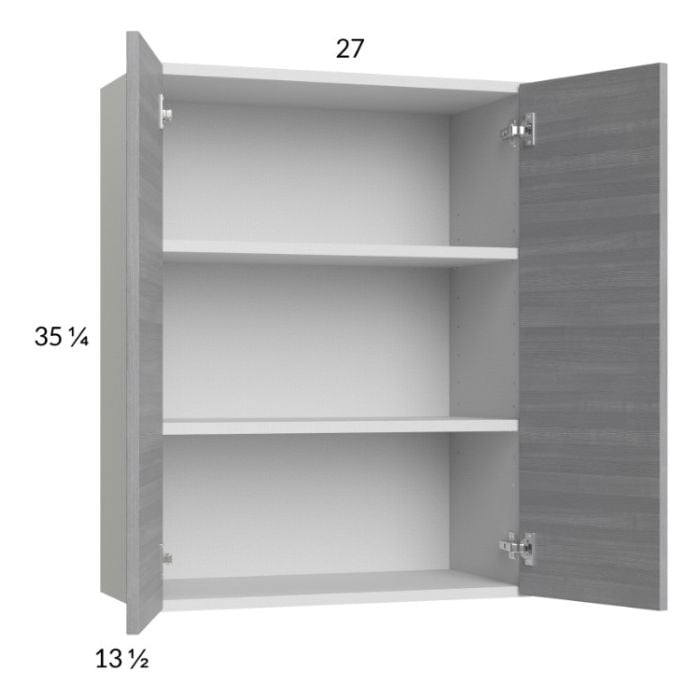 RTA Euro Grey 27" x 35-1/4" Wall Cabinet