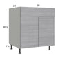 RTA Euro Grey 30" Sink Base Cabinet