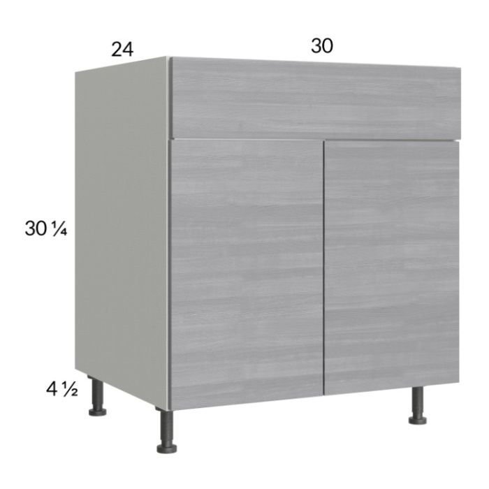 RTA Euro Grey 30" Sink Base Cabinet