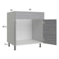RTA Euro Grey 30" Sink Base Cabinet