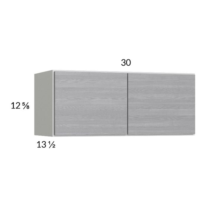 RTA Euro Grey 30" x 12-5/8" Wall Cabinet