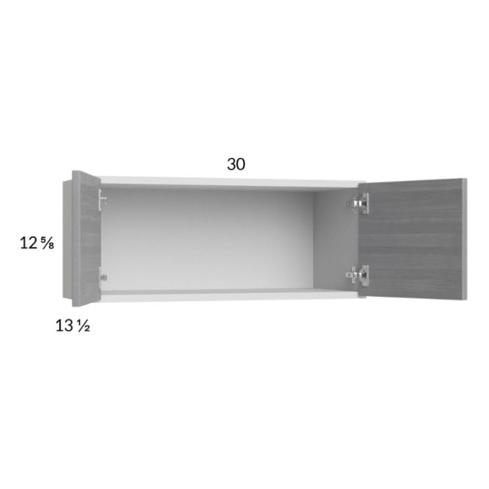 RTA Euro Grey 30" x 12-5/8" Wall Cabinet