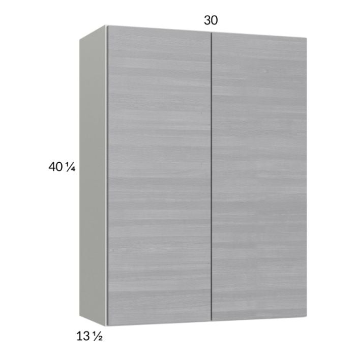 RTA Euro Grey 30" x 40-1/4" Wall Cabinet