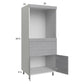 RTA Euro Grey 30" x 71-1/4" Single Oven Cabinet with 1 Drawer and 2 Doors