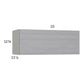 RTA Euro Grey 33" x 12-5/8" Flip Up Door Wall Cabinet