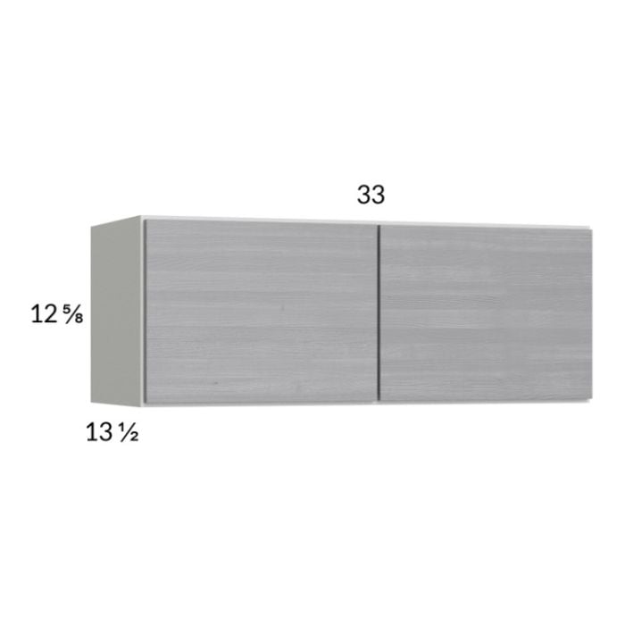 RTA Euro Grey 33" x 12-5/8" Wall Cabinet