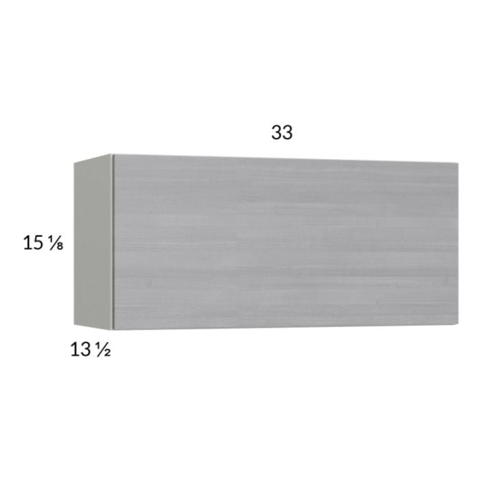 RTA Euro Grey 33" x 15-1/8" Flip Up Door Wall Cabinet