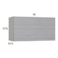 RTA Euro Grey 33" x 17-5/8" Flip Up Door Wall Cabinet with 1 Finished End Panel
