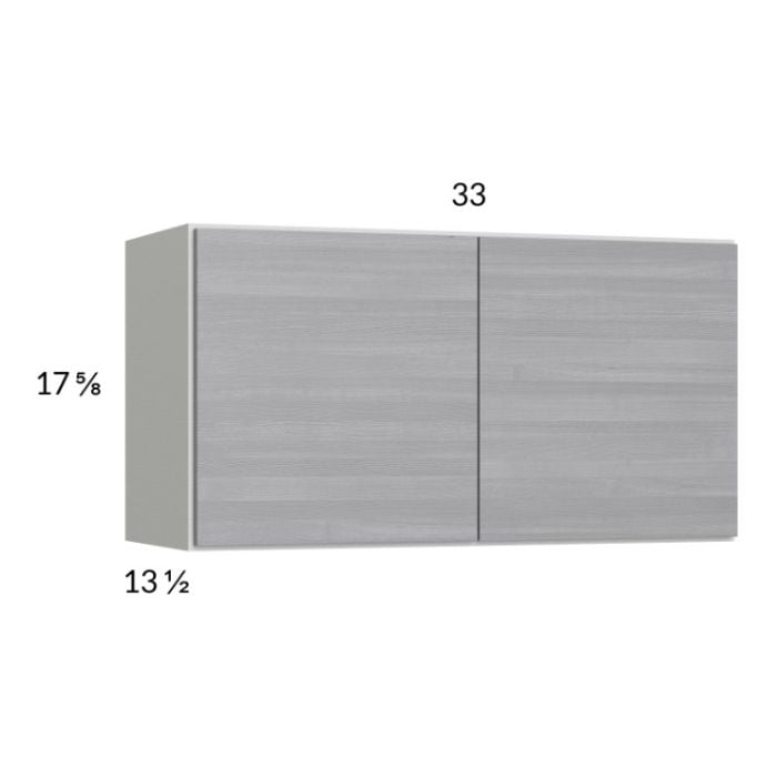 RTA Euro Grey 33" x 17-5/8" Wall Cabinet