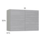 RTA Euro Grey 33" x 22-5/8" Wall Cabinet