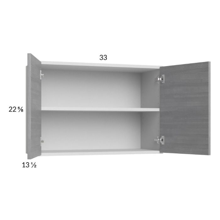 RTA Euro Grey 33" x 22-5/8" Wall Cabinet