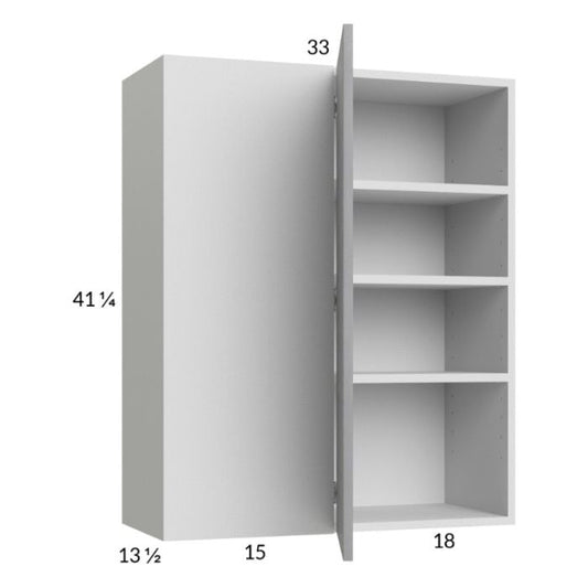 RTA Euro Grey 33" x 40-1/4" Blind Corner Wall Cabinet