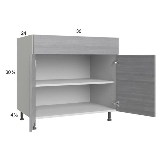 RTA Euro Grey 36" Base Cabinet