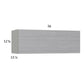 RTA Euro Grey 36" x 12-5/8" Flip Up Door Wall Cabinet with 1 Finished End Panel
