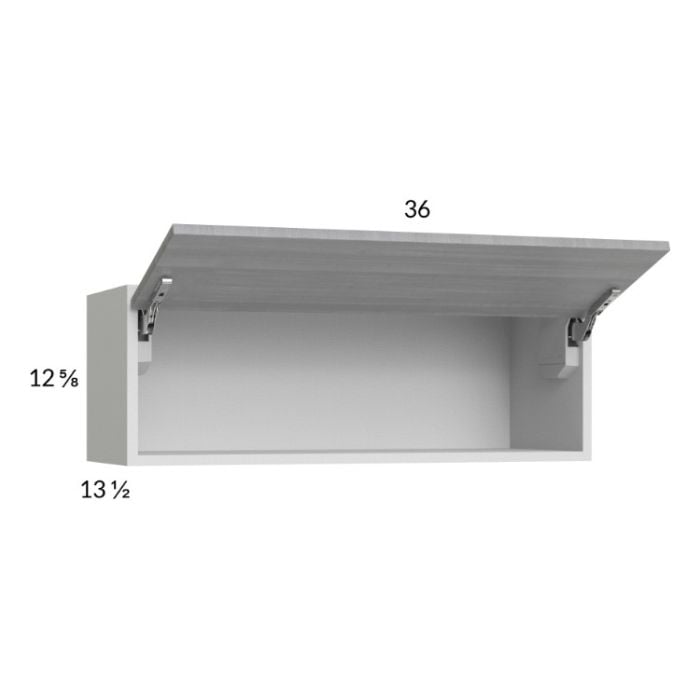 RTA Euro Grey 36" x 12-5/8" Flip Up Door Wall Cabinet
