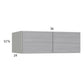 RTA Euro Grey 36" x 12-5/8" x 24" Wall Cabinet
