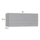 RTA Euro Grey 36" x 15-1/8" Flip Up Door Wall Cabinet with 1 Finished End Panel