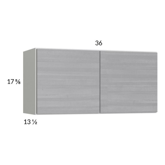RTA Euro Grey 36" x 17-5/8" Wall Cabinet