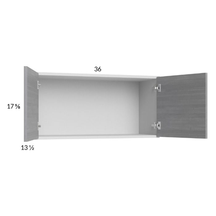 RTA Euro Grey 36" x 17-5/8" Wall Cabinet