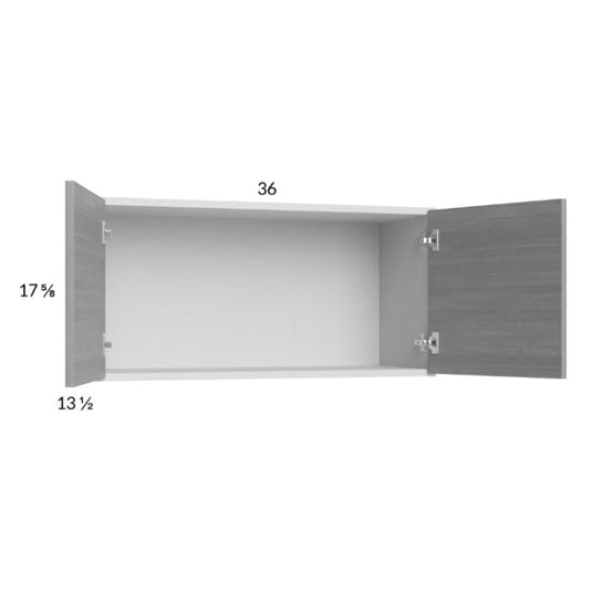 RTA Euro Grey 36" x 17-5/8" Wall Cabinet
