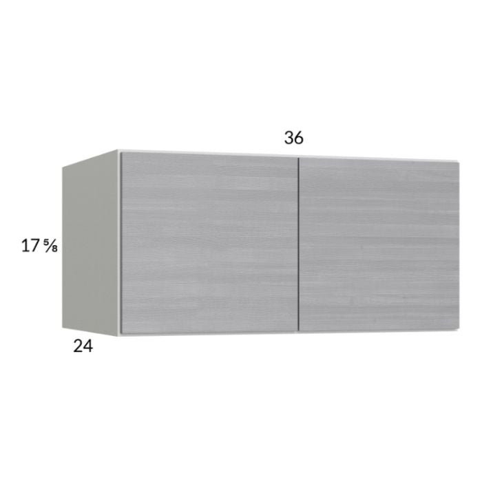 RTA Euro Grey 36" x 17-5/8" x 24" Wall Cabinet