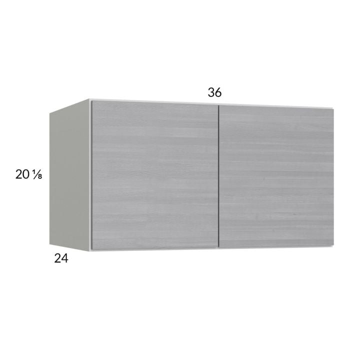 RTA Euro Grey 36" x 20" x 24" Wall Cabinet