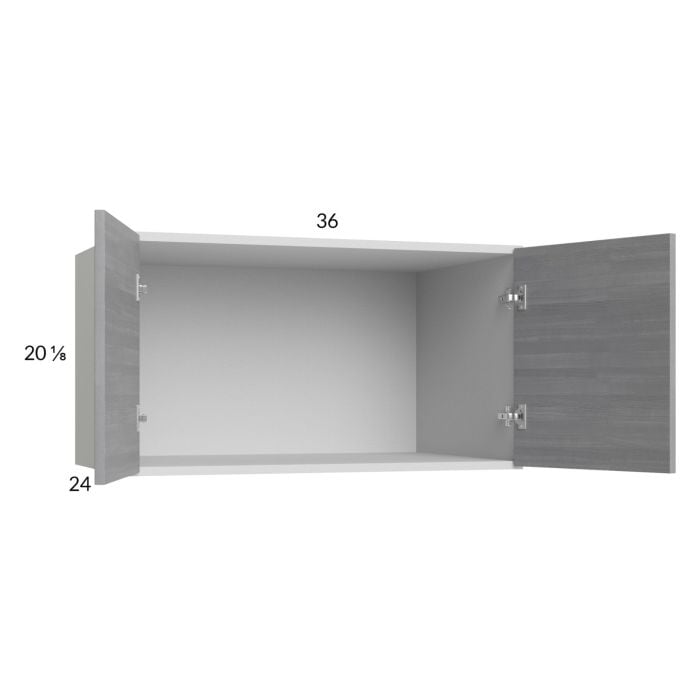 RTA Euro Grey 36" x 20" x 24" Wall Cabinet