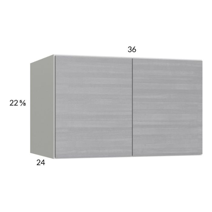 RTA Euro Grey 36" x 22-5/8" x 24" Wall Cabinet