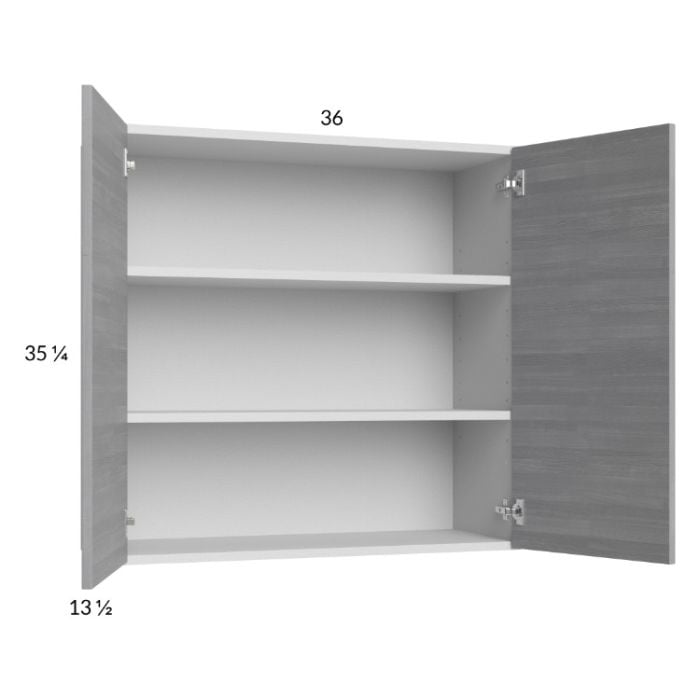 RTA Euro Grey 36" x 35-1/4" Wall Cabinet