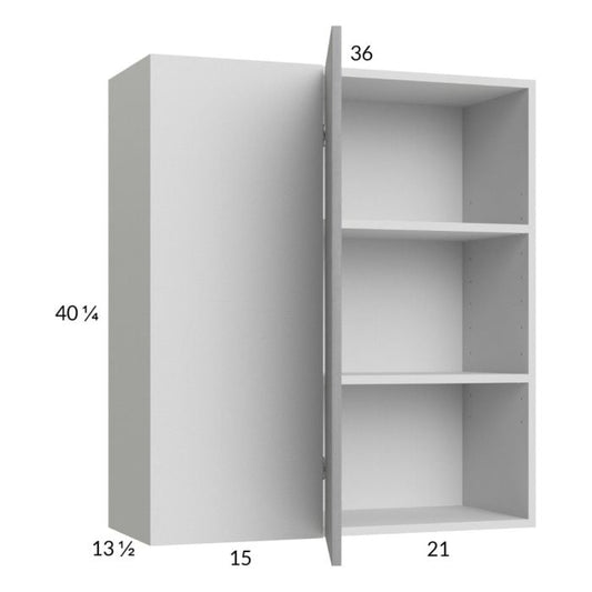 RTA Euro Grey 36" x 40-1/4" Blind Corner Wall Cabinet