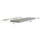 RTA Euro Grey 48" Floating Wall Shelf
