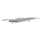 RTA Euro Grey 60" Floating Wall Shelf