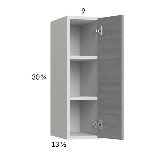 RTA Euro Grey 9" x 30-1/4" Wall Cabinet