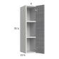 RTA Euro Grey 9" x 35-1/4" Wall Cabinet