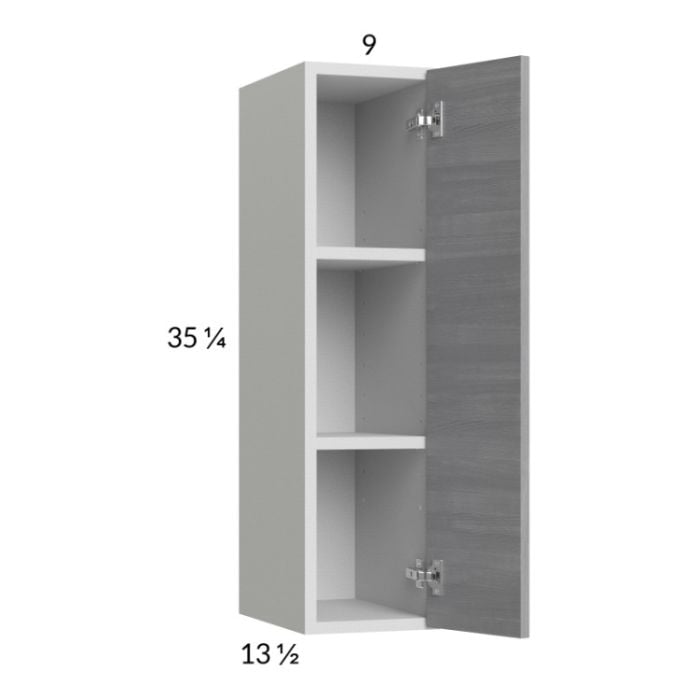 RTA Euro Grey 9" x 35-1/4" Wall Cabinet