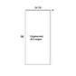 RTA Euro Grey Tall Overlay Panel - 29-7/8"W x 96"H x 3/4"D